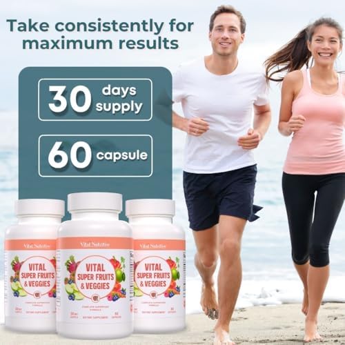 Vital Nutritive plant based dietary supplement bottle top cap view