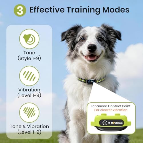 Adjustable nylon strap of the DOGLinsen dog collar showcasing universal fit options.