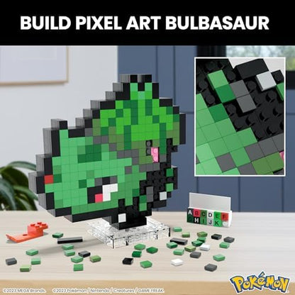 Close up view of the three hundred seventy four pieces pixel art blocks texture