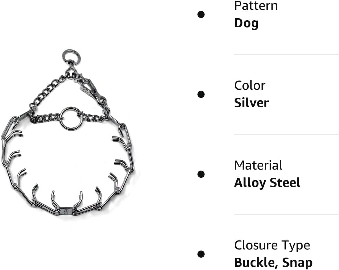 Herm Sprenger imported professional pet training pinch collar detailed view