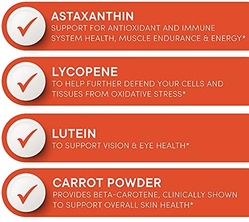 Purity Products AstaFX Plus daily antioxidant formula bottle side view detailing usage