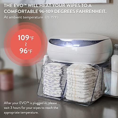 Internal view of Prince Lionheart Evo Wipes Warmer Ever-Fresh system