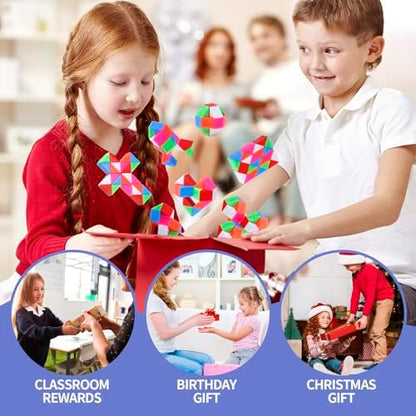Assorted colors of Lendod mini snake cube party favors