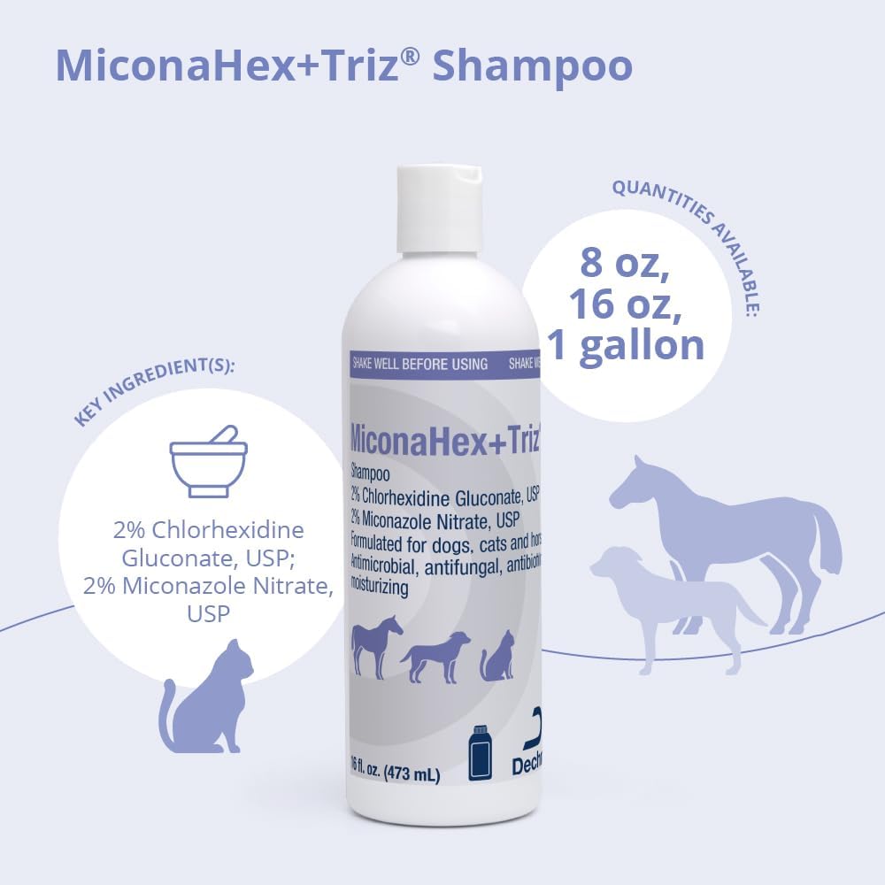 MiconaHex+Triz 16 fluid ounce bottle for dogs and cats