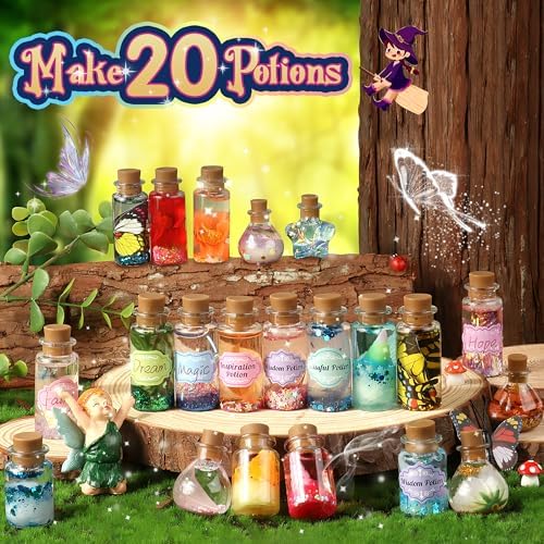 Wookidel magic potion kit components and craft supplies