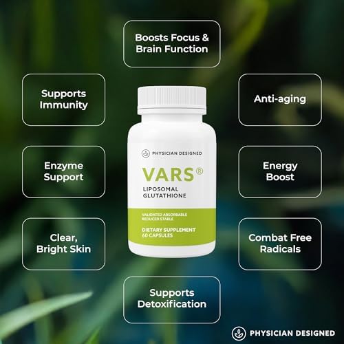 PD VARS Liposomal Glutathione capsules nutritional information