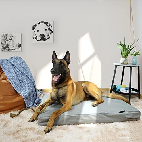 Explore Land heavy duty pet mattress protective shell with covered zipper closure