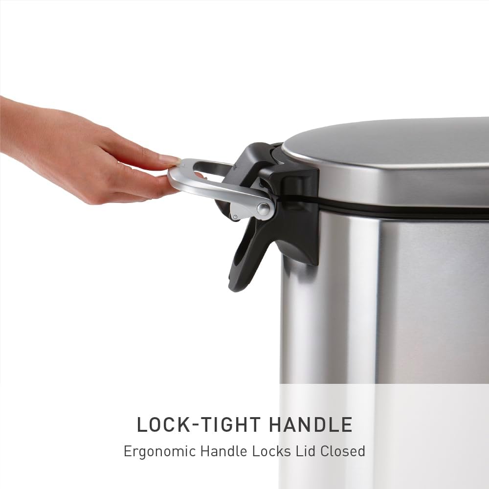 Removable BPA-free inner bucket of simplehuman storage container