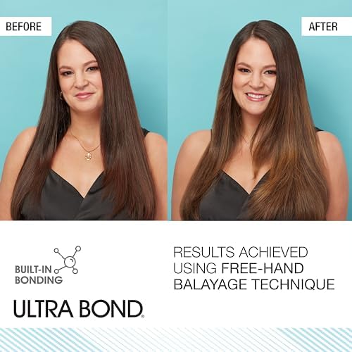 Close up of the ultra bond building formula logo on the AGE beautiful charcoal powder lightener sachet