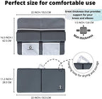 Parents using Cuddling Baby bath kneeler and elbow rest set