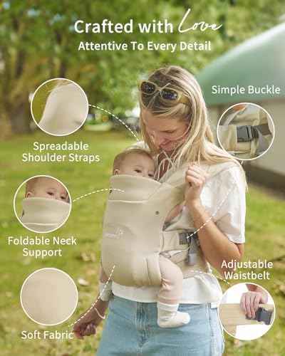 Grownsy newborn wrap carrier buckle detail