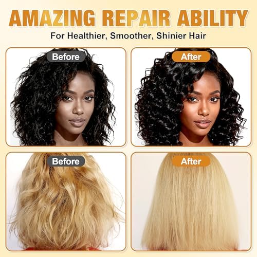 BritishVita 100 percent natural hair rescue mission packaging details.