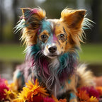 Non-toxic pet fur markers for creative grooming