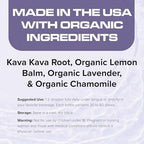 DropRx Calm two fluid ounces purple dropper bottle for stress relief