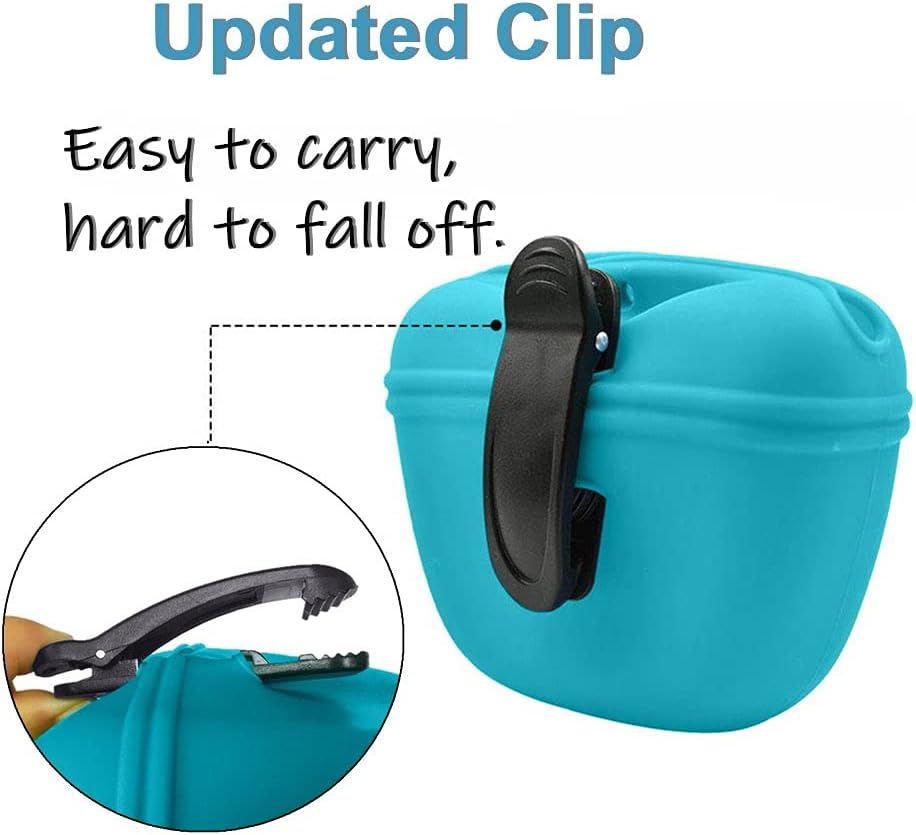 RoyalCare food grade silicone pet pouch turned inside out for easy cleaning