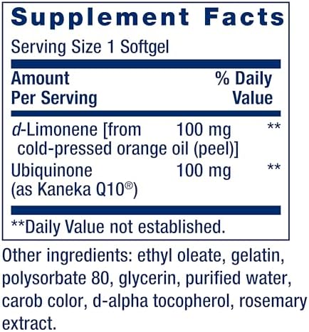 Life Extension Super Absorbable CoQ10 softgels dietary supplement capsule close up