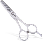 4.5" Curved Dog Scissors for Grooming Face and Paws with Safety Round Tip for Small Dogs Face Paw Ears Trimmer Professional Small Cat Grooming Shears (4.5" Curved, Gray) - Image 12