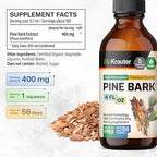 Back label showing nutritional facts and ingredients list
