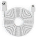 Blink three meter indoor power cable white front view