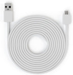 Blink three meter indoor power cable white front view