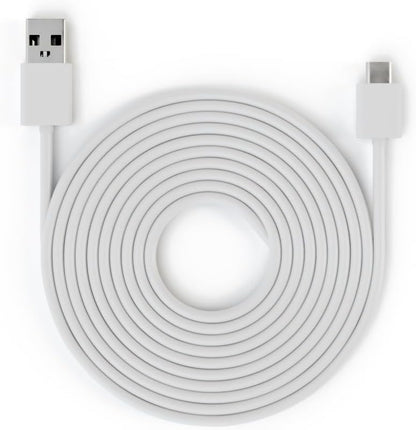 Blink three meter indoor power cable white front view