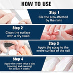 Two pack Clorisland nail care spray for fresh feet