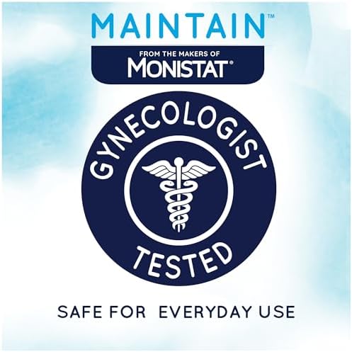 Close up of the fragrance free and gynecologist tested seal on Monistat Boric Acid wash.