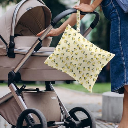 Vbcvbgfh reusable bag attached to stroller handle