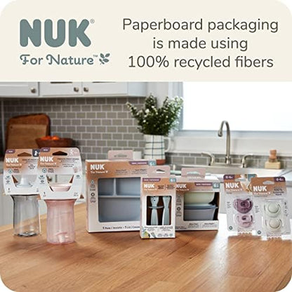 Top view of NUK toddler suction plate for self-feeding