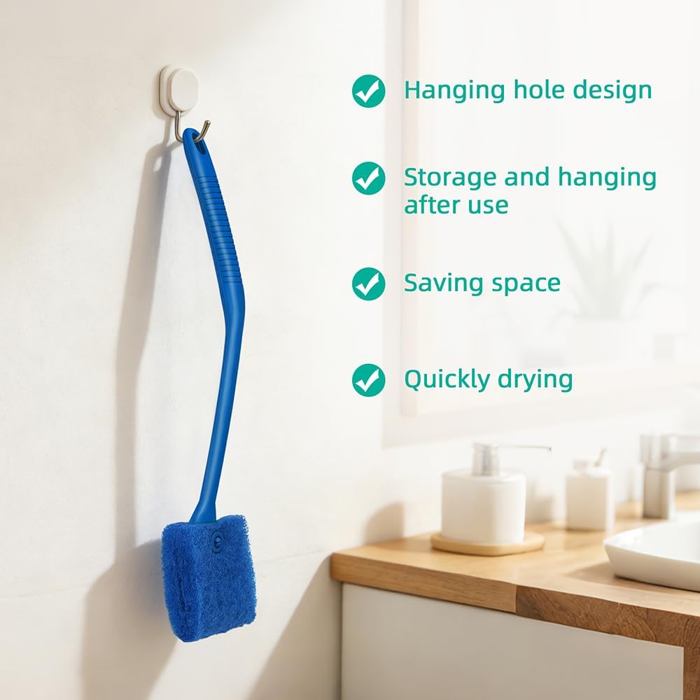 DaToo glass aquarium maintenance scrubber package contents for home kitchen use.