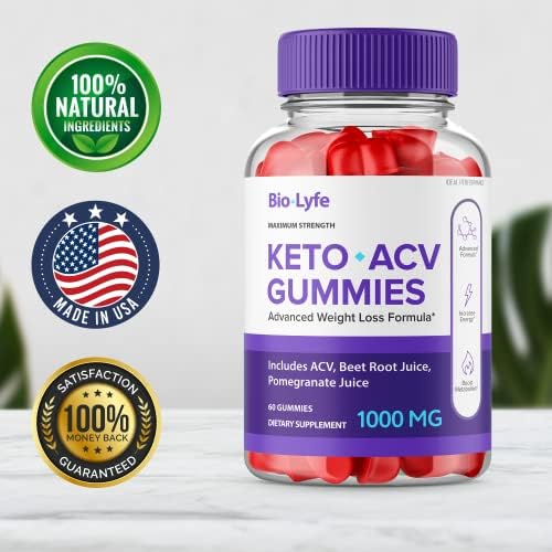 Ideal Performance Biolyfe Keto Plus ACV Gummies 3 pack front view showing premium dietary supplement bottles.