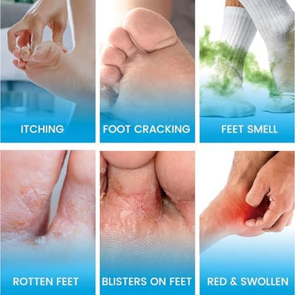 Serynth topical probiotic foot spray bottle showing directions for use and ingredients