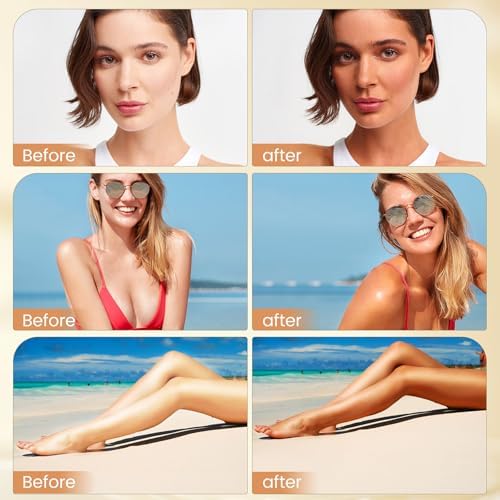 Pipige sunless tanning serum texture swatch on skin