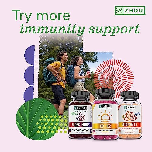 Zhou Nutrition Vitamin D3 and K2 lifestyle wellness display