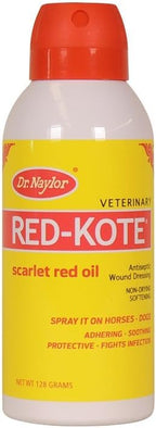 Dr. Naylor Red-Kote 4 Ounce animal antiseptic oil bottle packaging details