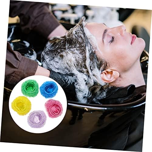 Transparent plastic ear muffs for hair dyeing