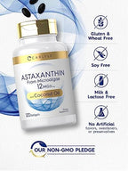 Carlyle astaxanthin supplement bottle with gold cap packaging