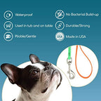 Groomerspro Jelly Pet grooming loop in teal color on white background