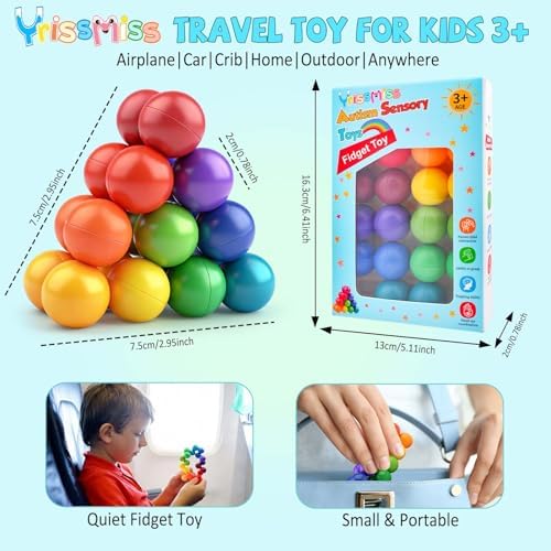 Yrissmiss 3D rotating puzzle toy being twisted by hands to demonstrate the flexible non-detachable joint mechanism.