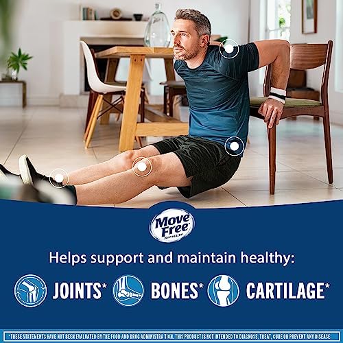 Move Free Advanced Glucosamine Chondroitin MSM + Vitamin D3 Joint Support Supplement, Supports Mobility Comfort Strength Flexibility & Bone + Immune Health - 120 Tablets (40 servings)* - Image 6