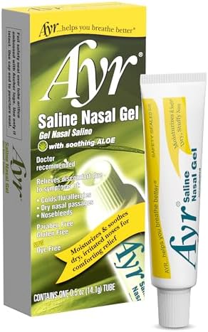 Ayr Saline Nasal Gel, With Soothing Aloe, 0.5 Ounce Tube - Image 2