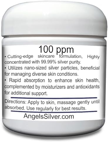 Unscented skin soothing silver gel texture on hand