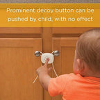 Safety 1st flexible lock installed on drawer handles