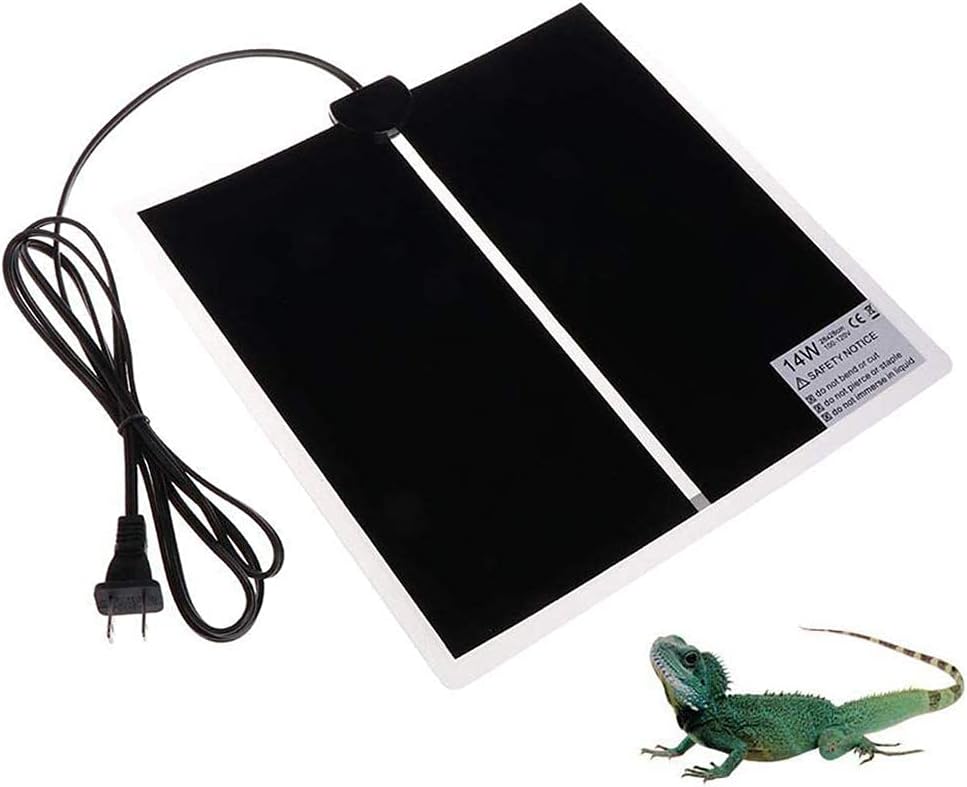 Kabasi reptile heating pad lifestyle display for turtles and geckos