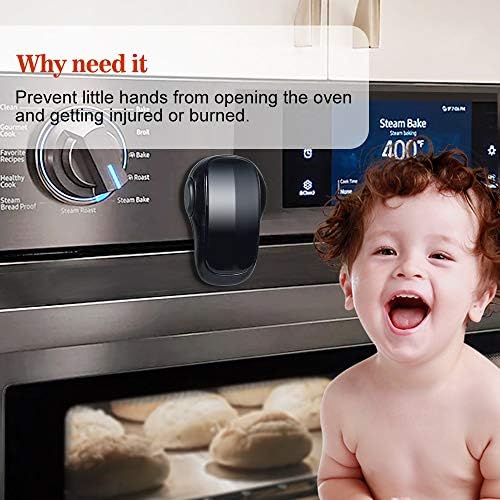 Close up of Eudemon oven lock adhesive installation