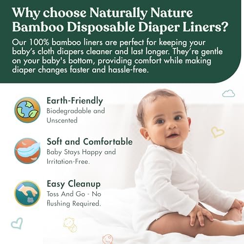 Two rolls of Naturally Nature biodegradable diaper liners side by side