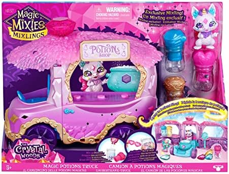 Magic Mixies truck transforming into potion shop