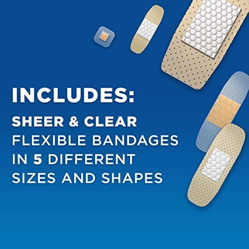 USA imported Band-Aid variety pack for family first aid and wound protection.