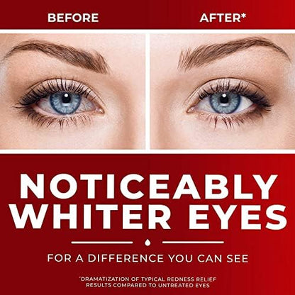 Clear Eyes dual pack packaging showing ingredients and directions.