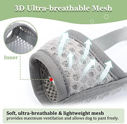 Mayerzon breathable dog muzzle extra extra small size for grooming